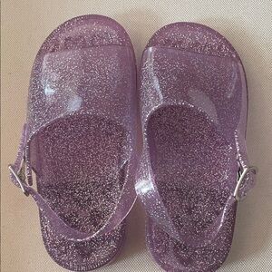 Old Navy Sparkly Lavender Kids Sandals